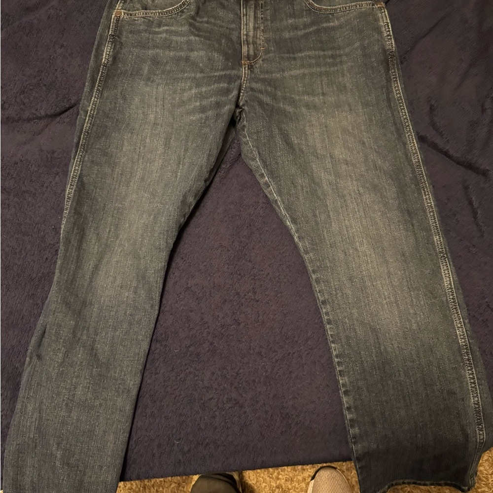 Men's Slim Straight Denim Jeans - Classic Black